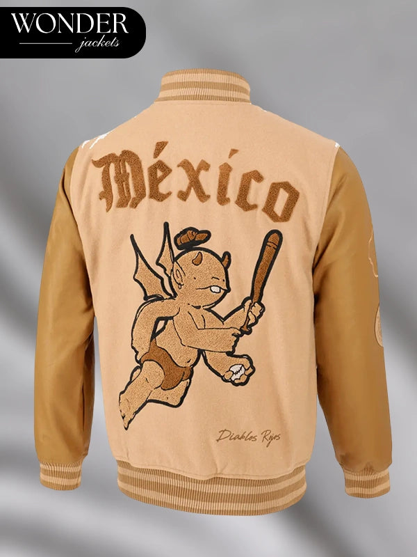 México X Roji LMB Varsity Jacket