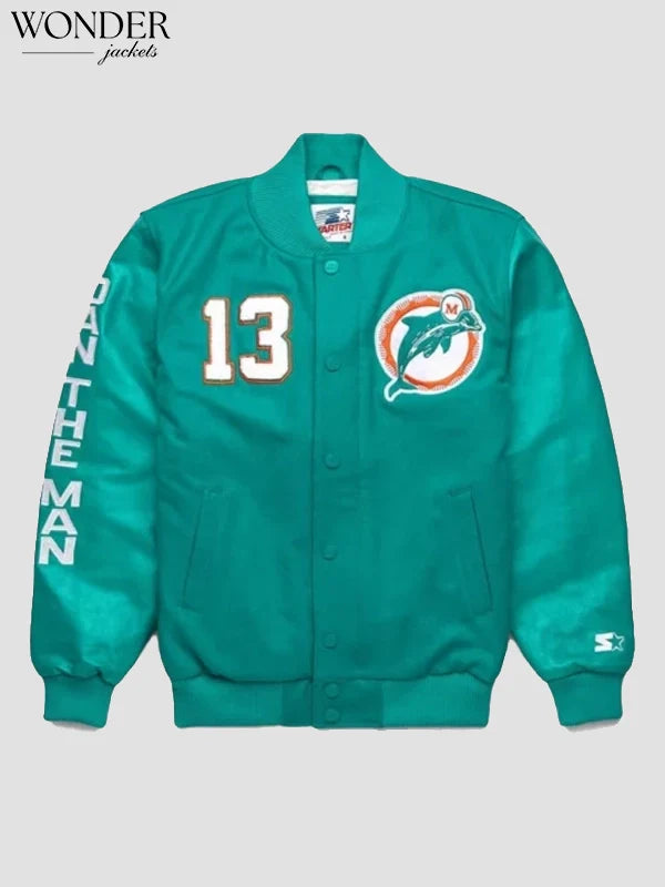 Miami Dolphins HOMAGE x Starter Dan Marino GOAT Jacket