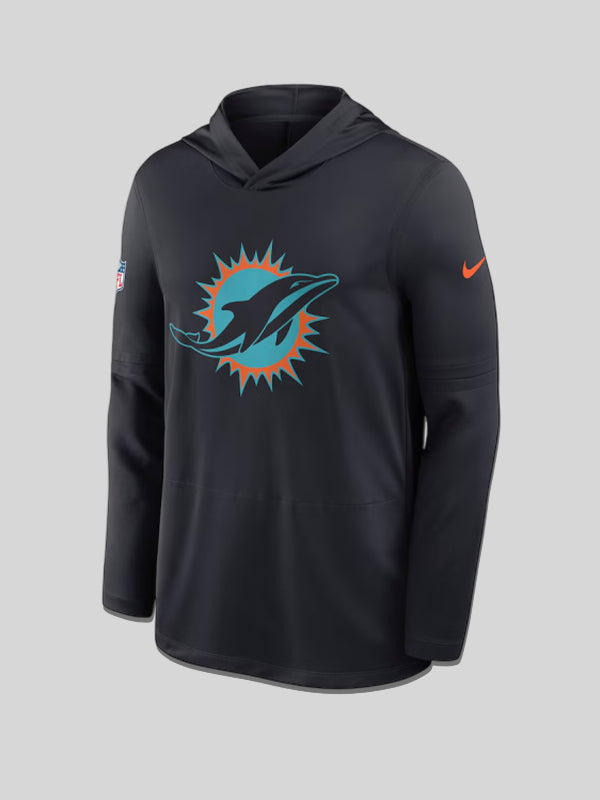 Miami Dolphins Long Sleeve Hoodie T-Shirt