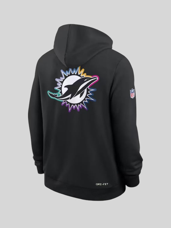 Miami Dolphins NFL Black Hoodie 2025
