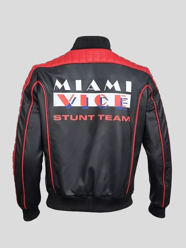 Miami Vice Stunt Team Leather Jacket