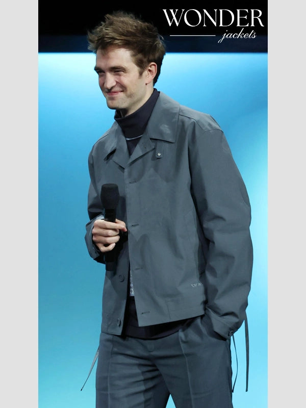 Mickey 17 Robert Pattinson Grey Jacket