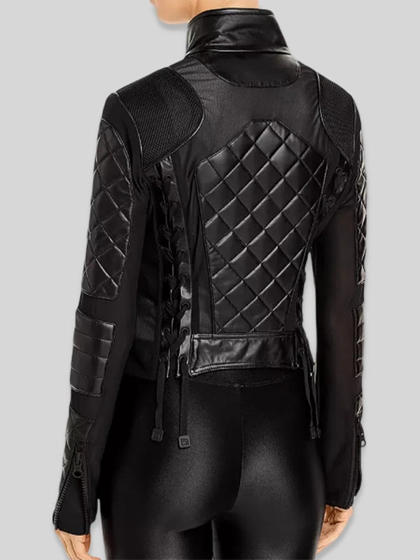 Midnight Texas S02 Arielle Kebbel Black Leather Jacket
