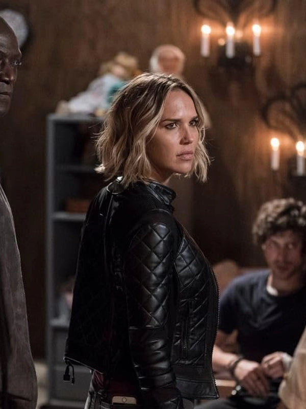 Midnight Texas S02 Arielle Kebbel Moto Leather Jacket