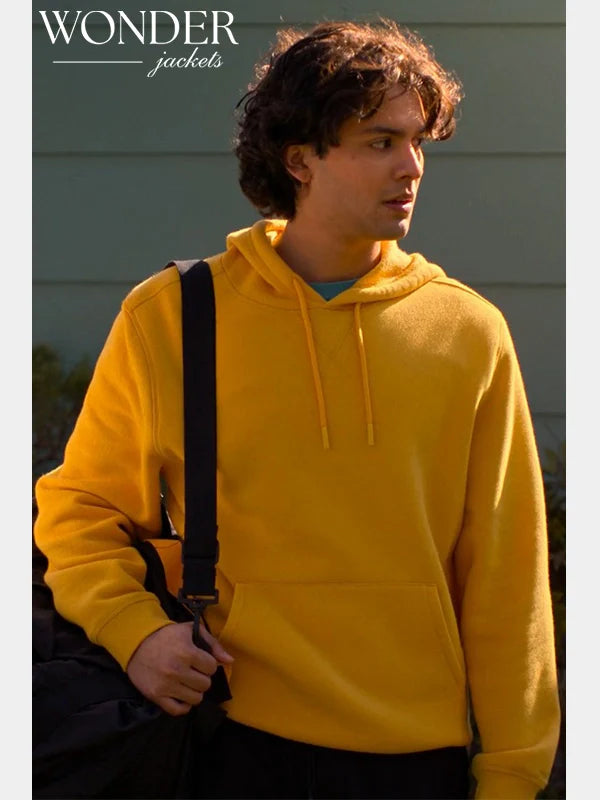 Miguel Diaz Cobra Kai S06 Yellow Hoodie