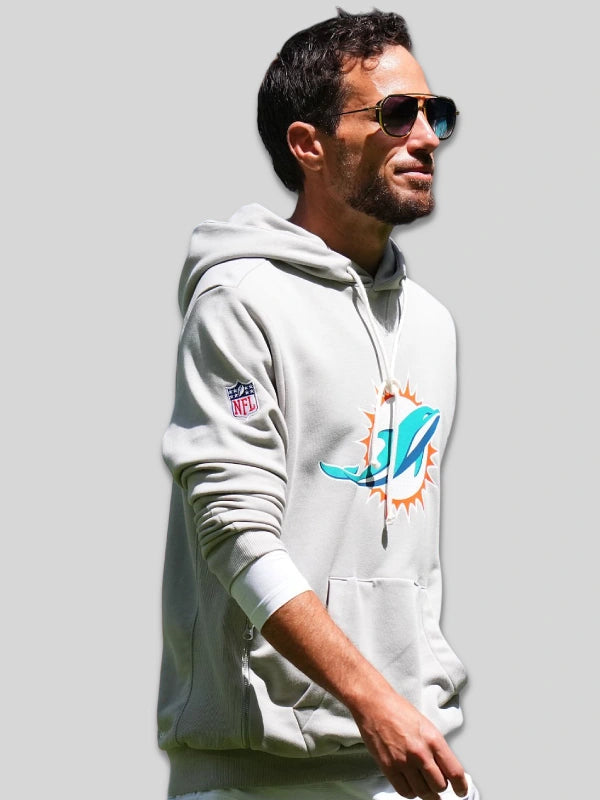 Mike McDaniel Miami Dolphins Nike Grey Hoodie
