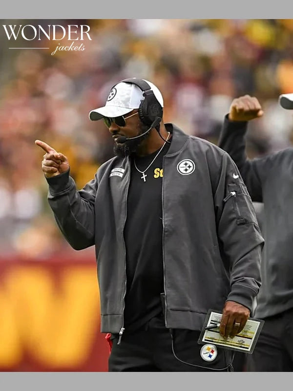 Mike Tomlin Pittsburgh Steelers Salute to Service Bomber Jacket