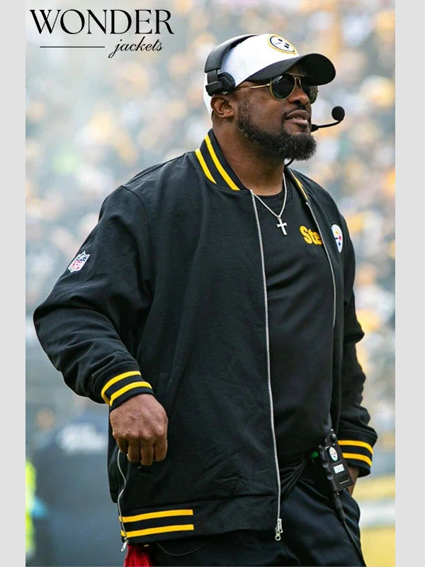 Mike Tomlin Steelers Nike Bomber Jacket