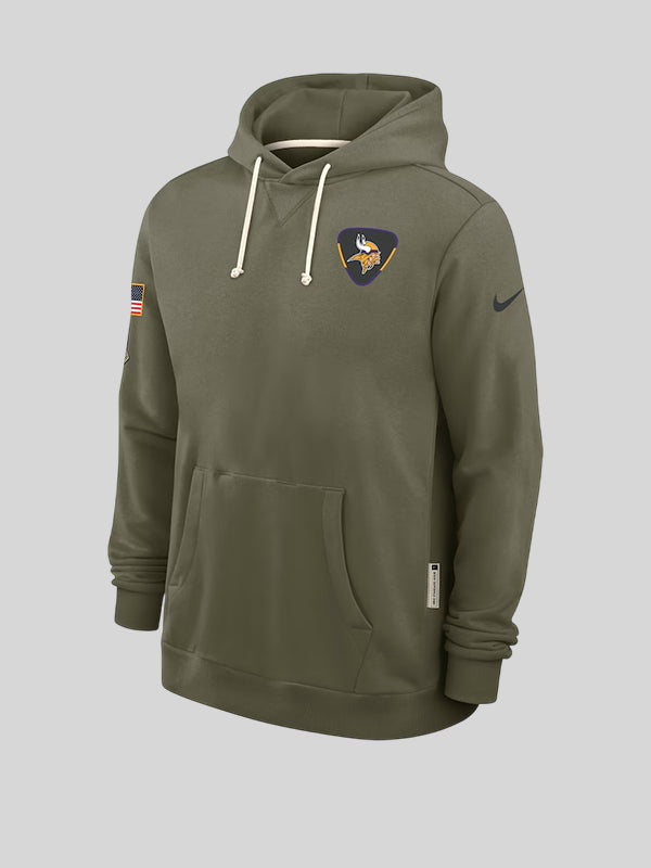 Minnesota Vikings Salute to Service Hoodie 2025