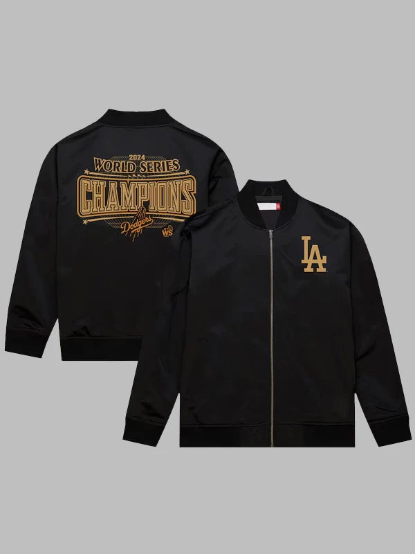 Mitchell & Ness LA Dodgers 2024 World Series Champions Bomber Jacket