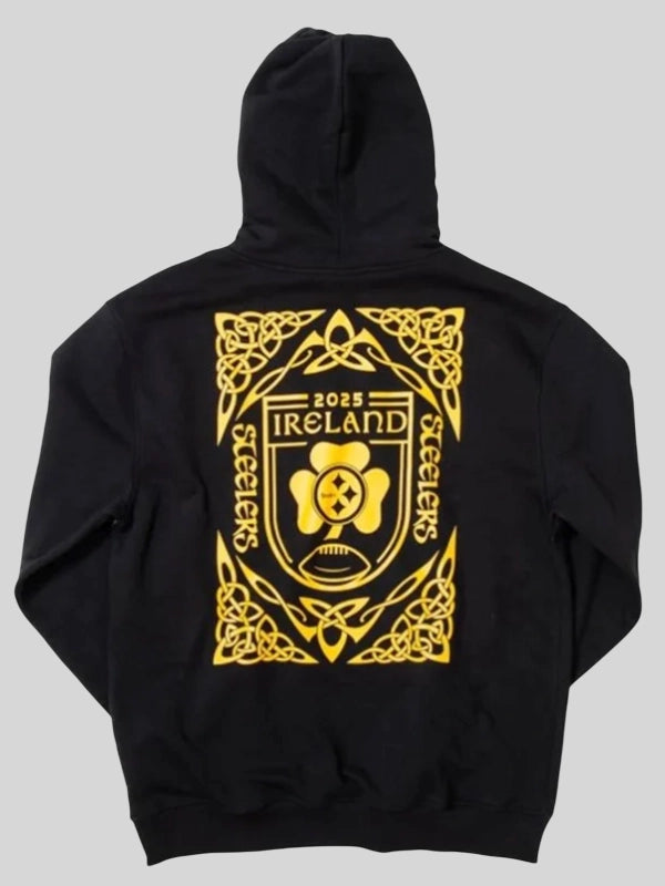 Mitchell Ness x Pittsburgh Steeler Ireland Hoodie Black