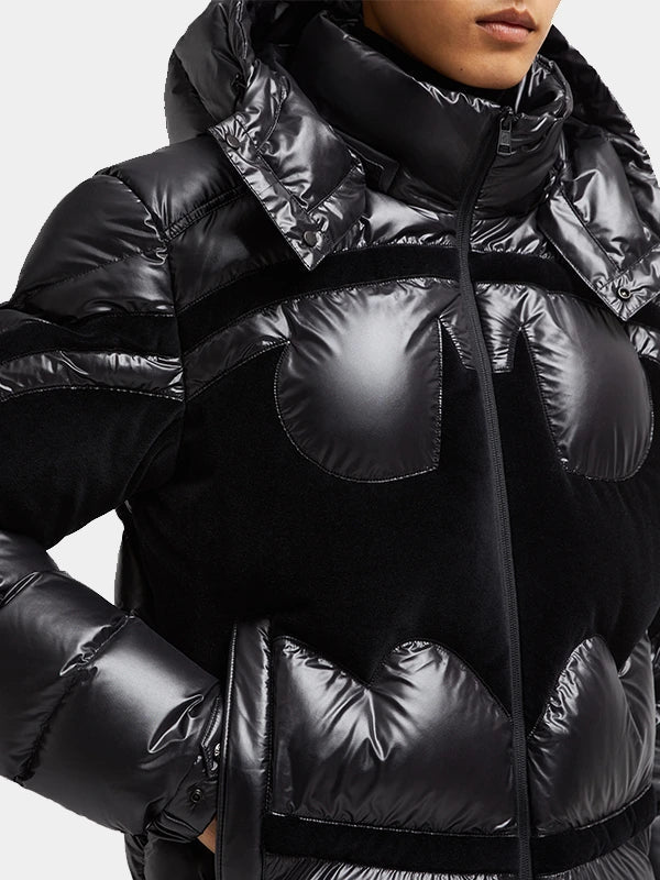 Moncler Black Solander Batman Down Jacket