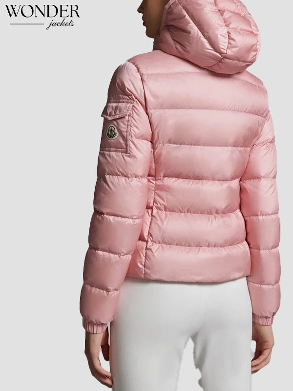 Moncler Gles Short Down Jacket Pink