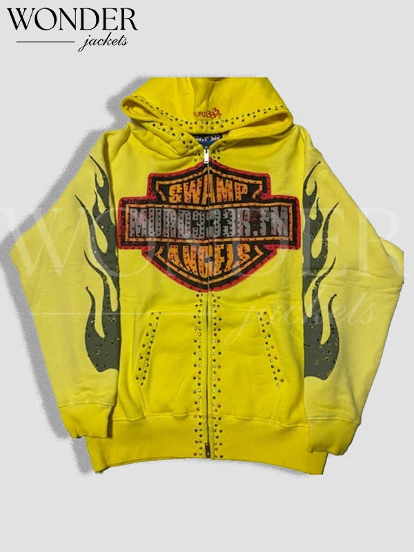 Murd333r Rhinestone Hoodie Bloody Osiris