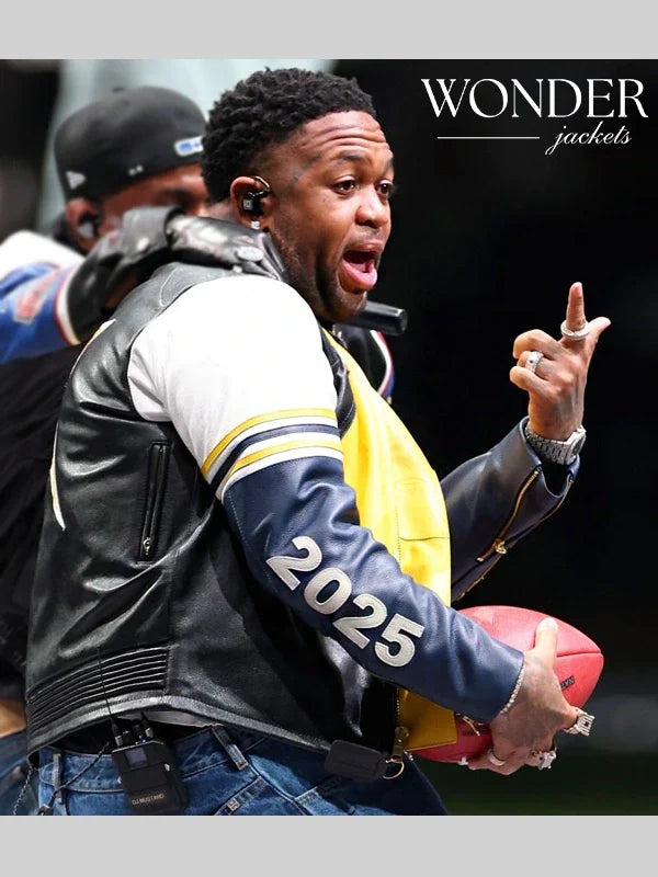 Mustard Halftime Vanson Leather Jacket