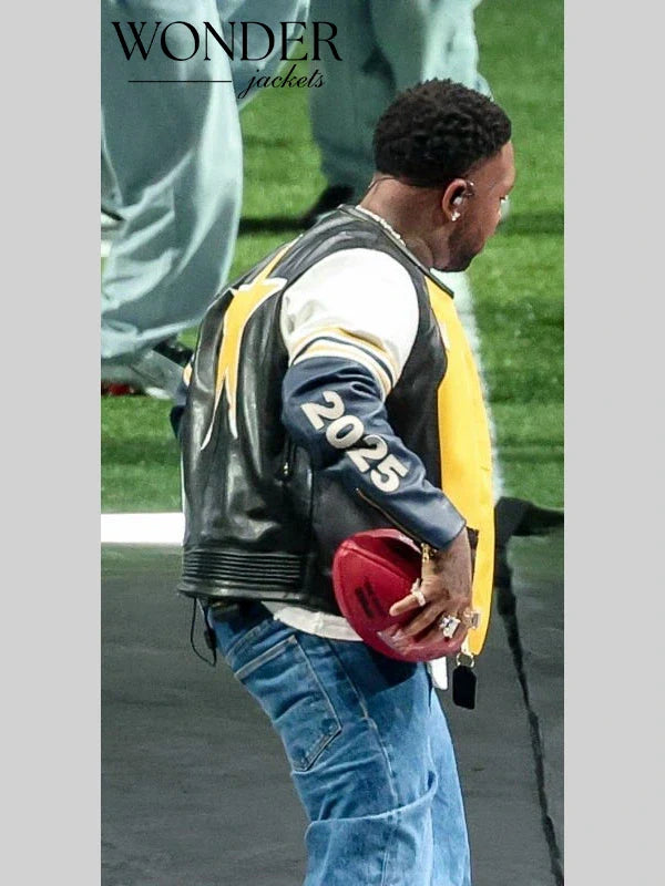 Mustard Super Bowl LIX Vanson Leather Jacket
