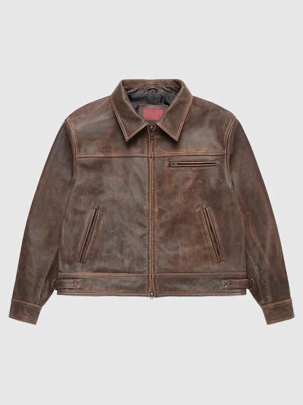 Mutimer Brown leather Jacket