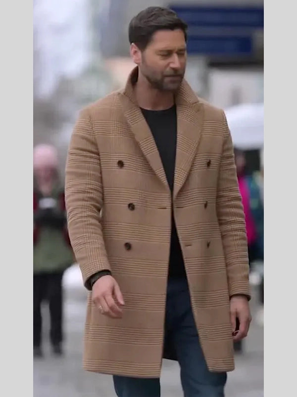 My Secret Santa Ryan Eggold Wool Coat