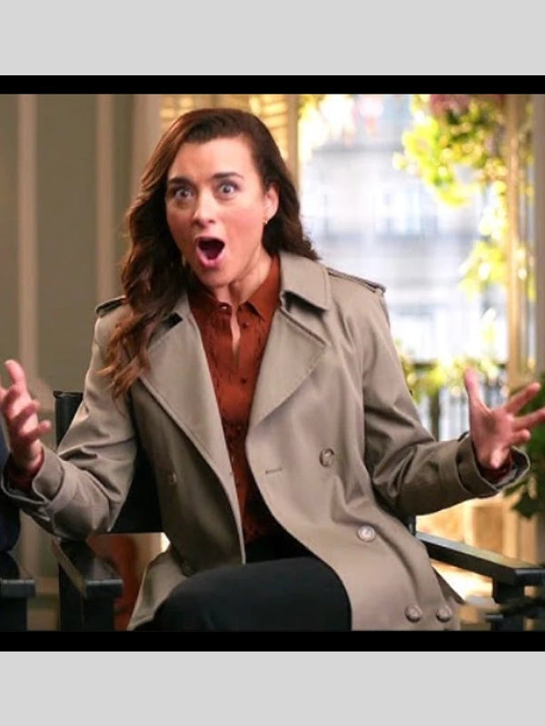 NCIS Tony And Ziva TV Series Ziva Trench Coat