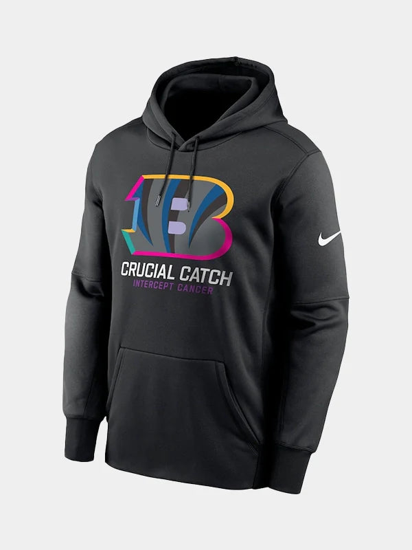 NFL 2024 Crucial Catch Cincinnati Bengals Hoodie Black