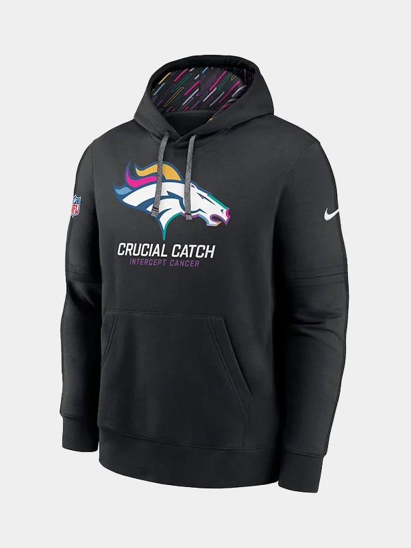 NFL 2024 Crucial Catch Denver Broncos Hoodie Black