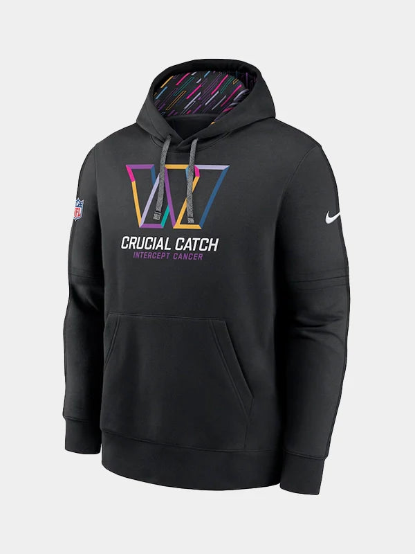 NFL 2024 Crucial Catch Washington Commanders Hoodie Black