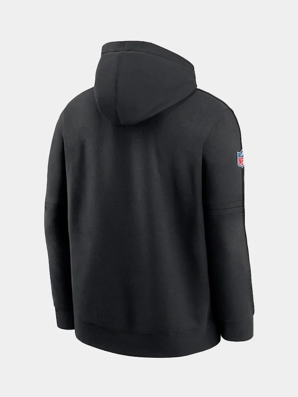NFL 2024 Detroit Lions Nike Crucial Catch Hoodie Black