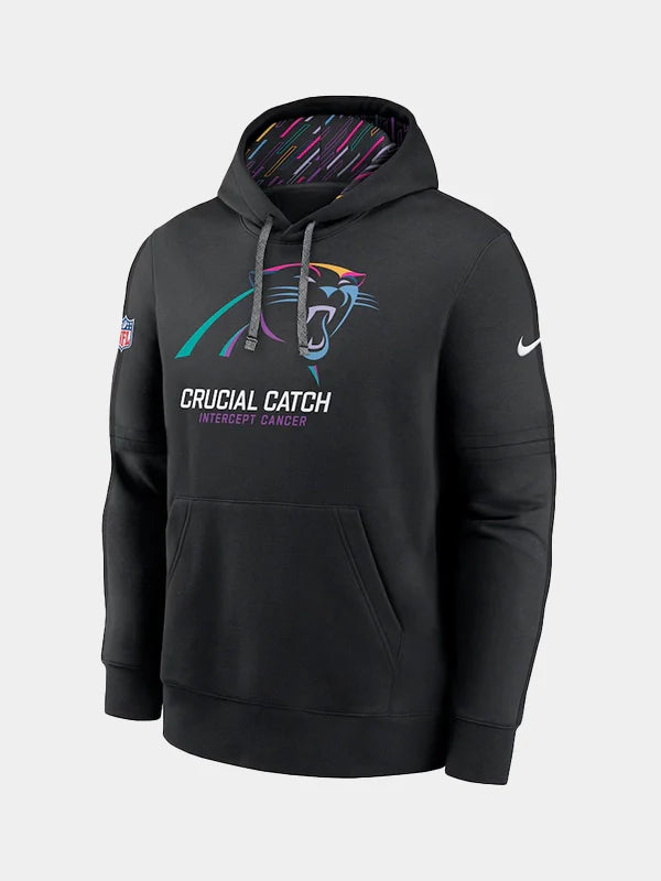 NFL 2024 Nike Carolina Panthers Crucial Catch Hoodie Black