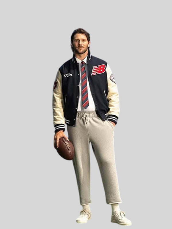 NFL MVP Josh Allen New Balance Blue Varsity Jacket