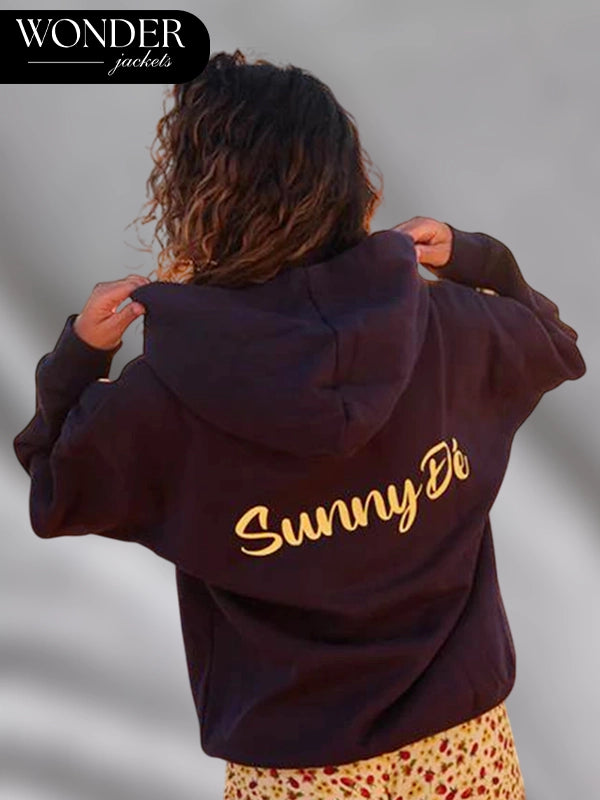 Navy Sunny Dé Summer Harvest Hoodie