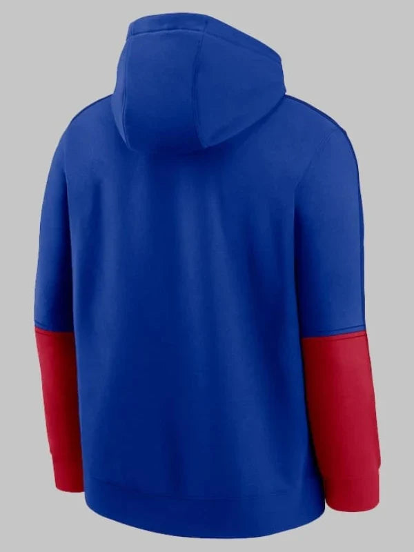 New York Giants Nike Blue Hoodie