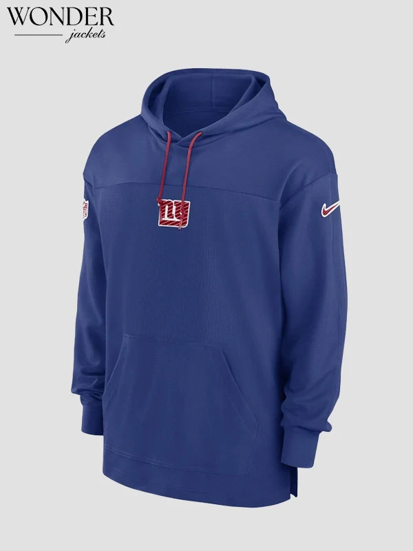 New York Giants Sideline Jersey Men’s Nike Dri-FIT NFL Pullover Hoodie