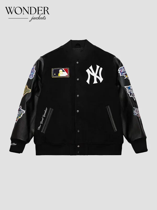 New York Yankees Black Varsity Jacket