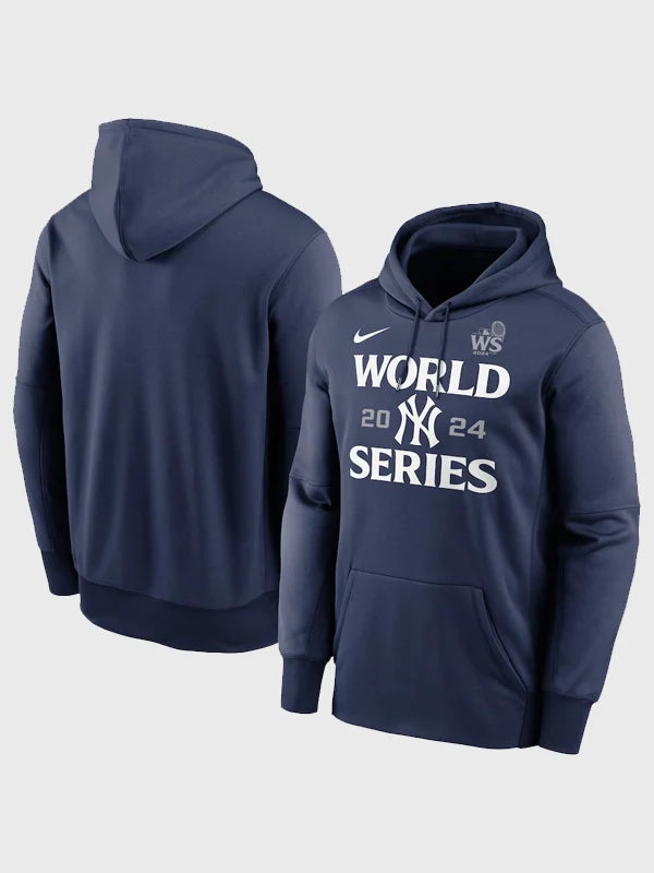 New York Yankees Nike 2024 World Series Hoodie Blue