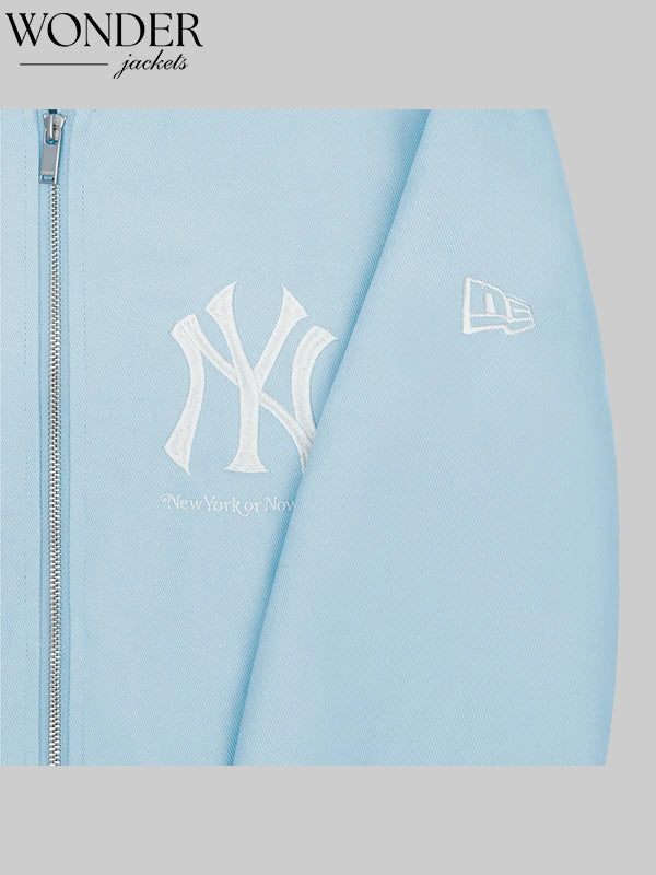 New York or Nowhere Yankees Pastime Varsity Jacket Blue