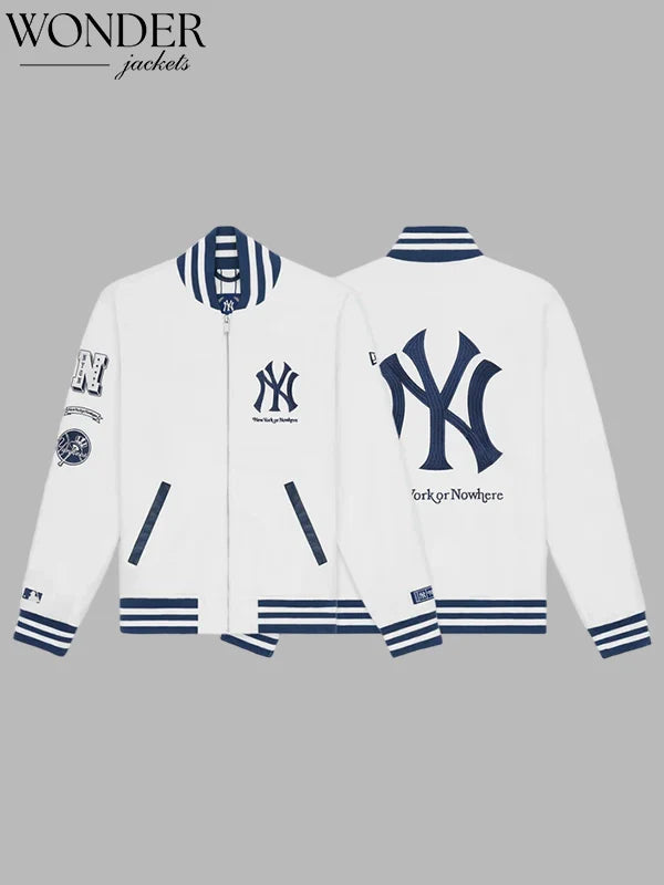 New York or Nowhere Yankees Pastime Varsity Jacket