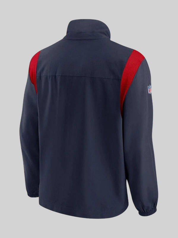New England Patriots Sideline Full-Zip Jacket Navy
