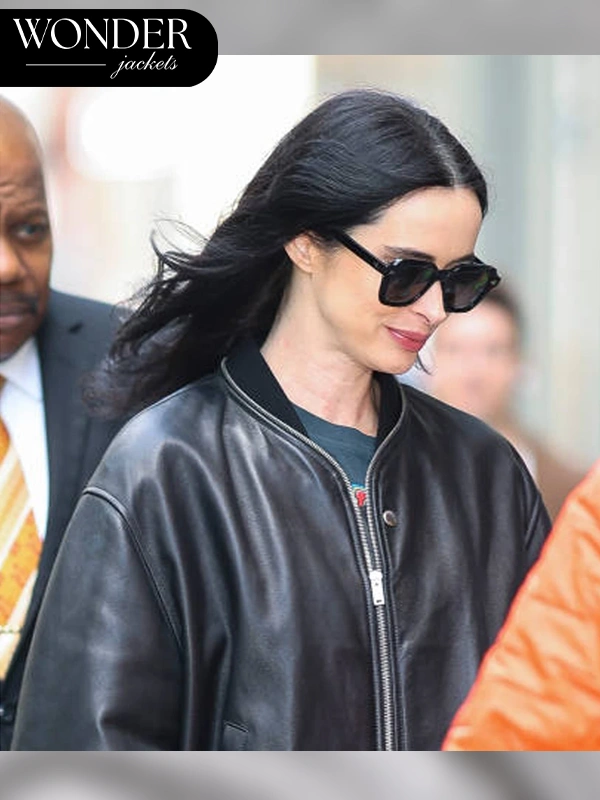 New York City Hudson Square Krysten Ritter Leather Jacket
