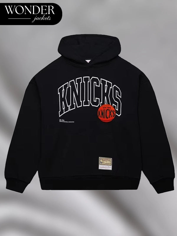 New York Knicks Logo Over Pullover Hoodie