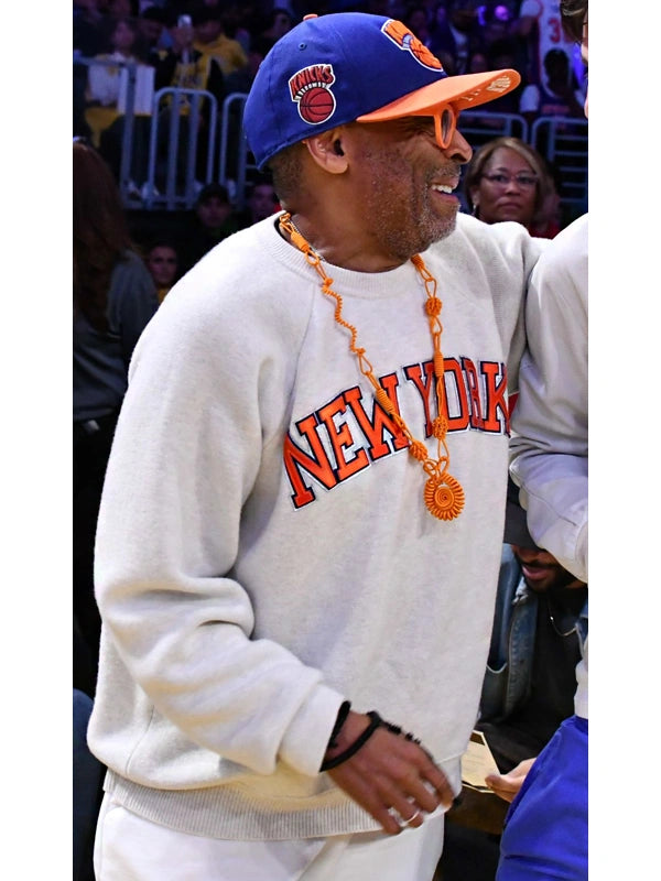 New York Knicks Spike Lee Sweatshirt Grey