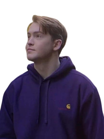 Nick Nelson Heartstopper Purple Carhartt Hoodie