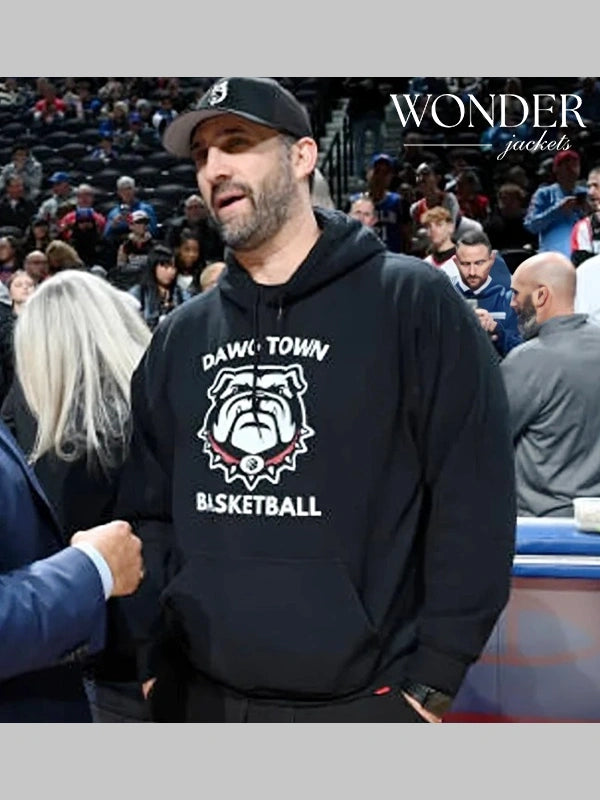 Nick Sirianni Down Town Basketball Black Hoodie