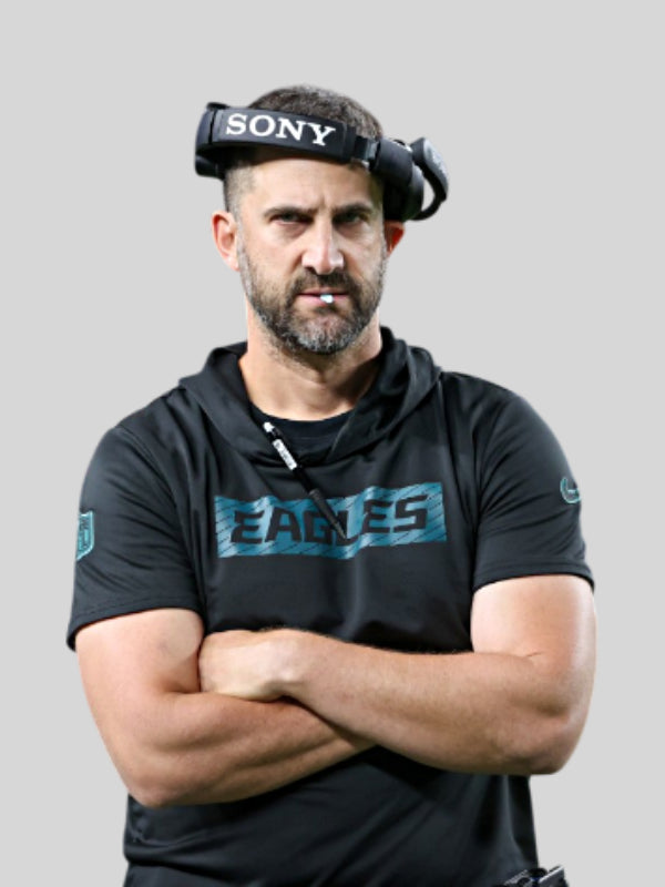 Nick Sirianni Eagles Hooded T-shirt Black