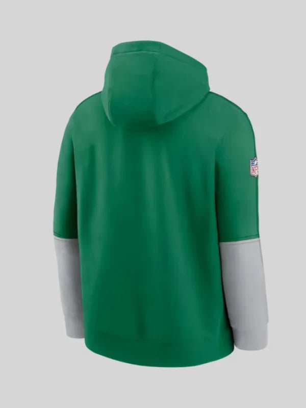 Nick Sirianni Kelly Green Philadelphia Eagles Throwback Logo Club Hoodie