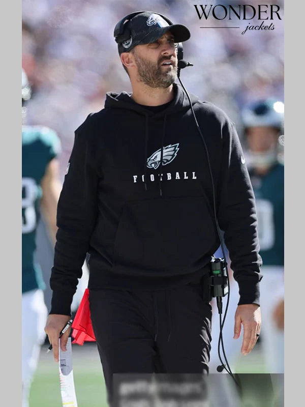 Nick Sirianni Philadelphia Eagles Black Hoodie