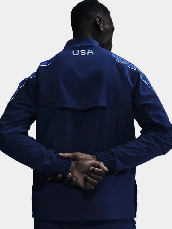 Nike Blue Team USA Medal Ceremony Full Zip Jacket