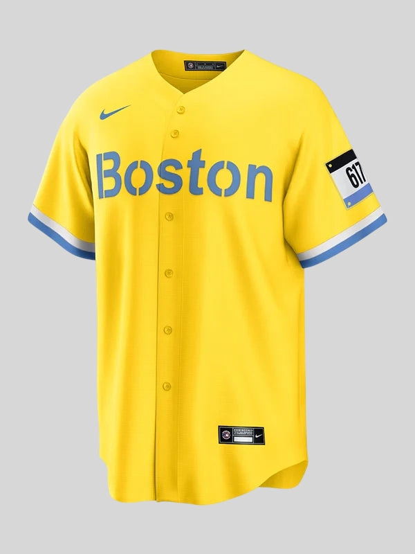 Nike Boston Red Sox Gold Jersey