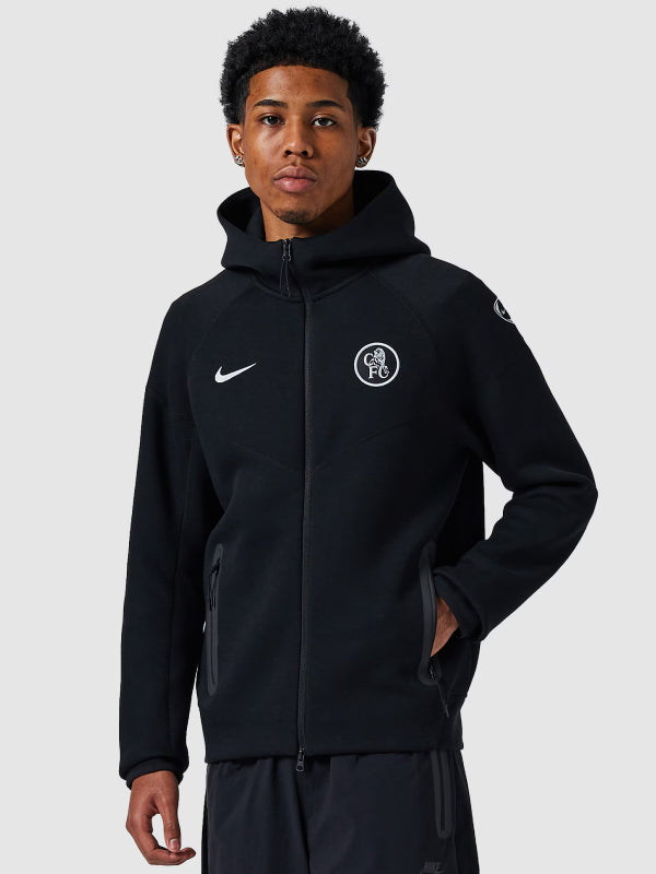 Nike Chelsea 25 26 Tech Fleece Windrunner Third Full-Zip Jacket Black