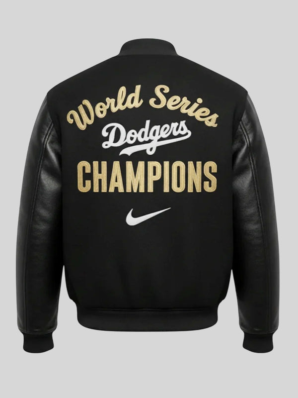 Nike LA Dodgers World Series Black Jacket