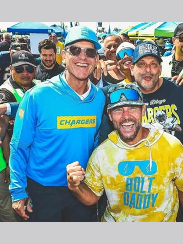 Nike Los Angeles Chargers Sideline Jim Harbaugh Hoodie